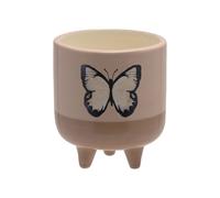 Country Living 200g Citronella Candle in Footed Ceramic Vessel - Butterfly