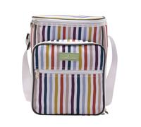 Widdop Country Living 4 Picnic Bag Set with Insulated Compartment - 4 x Knives/Forks/Spoons, 4 x Plates, 4 x Cups - Stylish Summer Picnic Set Outdoor Tableware BBQ