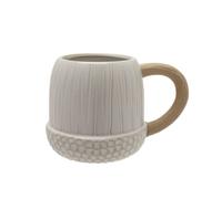 Widdop and Co Mug Country Living Acorn - White Glazed Ceramic for Tea & Coffee 400ml / 14oz
