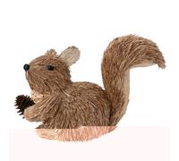 Country Living Autumn Harvest Natural Handmade Sitting Squirrel in Brown Country Living Brown