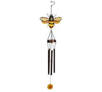 Country Living Bee Solar Windchime in Yellow Country Living Yellow