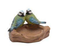 Country Living Blue Tit Pair Bird Bath