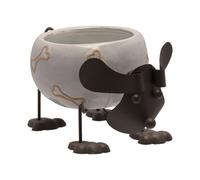 Country Living Ceramic Dog Planter