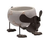 Country Living Ceramic Dog Planter