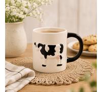 Country Living Cow Mug in White Country Living White