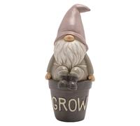 Country Living Gonk On a Slogan Flower Pot - Grow