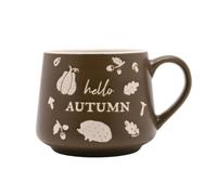 Country Living Hello Autumn Ceramic Mug - Seasonal Tea & Coffee Cup | Autumn ceramic mug for tea, coffee and hot chocolate, ideal for cosy mornings, seasonal styling and gifting