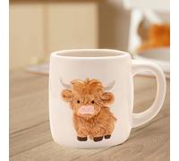 Country Living Highland Cow Mug in Cream Country Living Cream