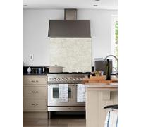 Country Living Meadow Ochre Glass Kitchen Self Adhesive Splashback 900mm X 750mm