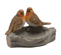 Country Living Robin Pair Bird Bath