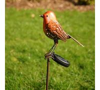 Country Living Robin Solar Stake in Brown Country Living Brown