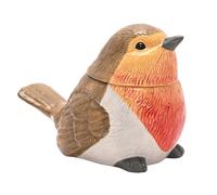 Country Living Robin Storage Jar - Ceramic Kitchen Canister with Removable Lid, Nature-Inspired Homeware for Dry Goods and Treats