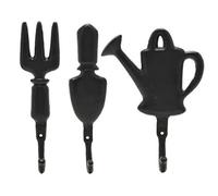 Country Living Set Of 3 Wall Hooks Garden Tools