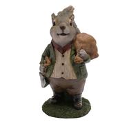Country Living Suited Squirrel Figurine