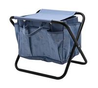 Country Living The Collection Foldable Gardening Stool & Storage Bag in Blue Country Living Blue