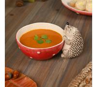 Widdop and Co Country Living Ceramic Toadstool & Hedgehog Serving Bowl - Woodland-Inspired Tableware for Soups, Snacks & Treats, Unique Nature-Themed Gift