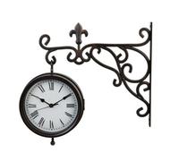 COUNTRY LIVING Wall Bracket Indoor/outdoor Hanging Clock