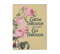 Country Living Wall Plaque - Grow Through What You Go Through