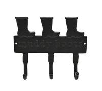 Country Living Wall Plaque With 3 Hooks Muddy Boots