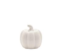 Country Living White Pumpkin Ornament 9.5Cm