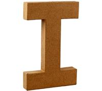 Country Love Crafts 8.25-inch/ 20.5cm 3D Letter I Papier Mache
