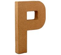 Country Love Crafts 8.25-inch/ 20.5cm 3D Letter P Papier Mache