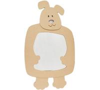 Country Love Crafts Dog Mirror/Frame Wooden Craft Blank, Light Brown