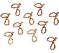 Country Love Crafts Letter Q Wooden Craft Blank, Light Brown