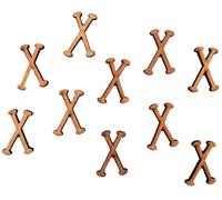 Country Love Crafts Letter X Wooden Craft Blank, Light Brown