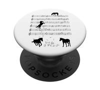 Country lover Horse ride Horses Music Note Musician PopSockets Adhesive PopGrip