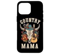 Country Mama Boho Western Music Cowboy Rodeo Mothers Day Case for iPhone 16 Pro Max