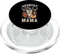 Country Mama Boho Western Music Cowboy Rodeo Mothers Day PopSockets PopGrip for MagSafe