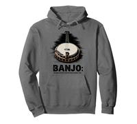 Country Music Banjo Playing and Bluegrass Banjo Player Pullover Hoodie