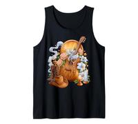 Country Music Coquette Catholic Guitar Cowboy Boots Hat Tank Top