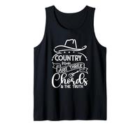Country Music Just Three Chords & The Truth Tank Top