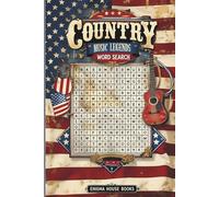 Country Music Legends Word Search: Word Searches with Easy to Read Print about Country Music Stars, Hits and More | 6x9 inches, 110 pages | 50+ Puzzles... Gift for Vacations, Holiday and Free Times