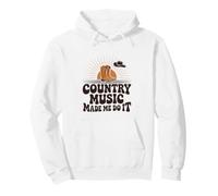 Country Music Made Me Do It Funny Line Dancing Dancer Pullover Hoodie