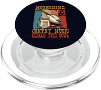 Country Music & Moonshine Heals The Soul Retro Vintage PopSockets PopGrip for MagSafe