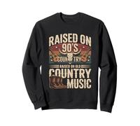 Country Music Retro 90s Guitar Guitarists Nashville Keepsake Sweatshirt
