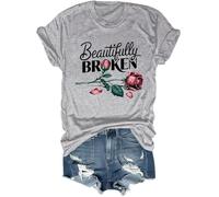 Country Music T-Shirt, Beautifully Broken Shirt, Broken Shirt, Country Music Shirt, Beautifully Broken, Unisex Grey