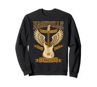 Country Music Women Tee Nashville Music City Guitar Wings Sweatshirt