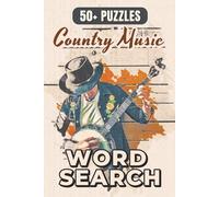 Country Music Word Search: 50+ Easy-to-Read Country Music Word Search Puzzles Featuring Country Singers, Songs & Albums | 6 x 9 Inches | 112 Pages | Perfect Gift for Fans, Music Lovers