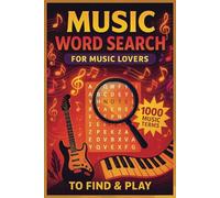 Country Music Word Search for Music Lovers - Large Print: 1,000 Essential Music Terms to Find & Explore