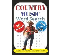 Country Music Word Search: Fun Word Puzzles Featuring Songs, Singers, and Country Legends