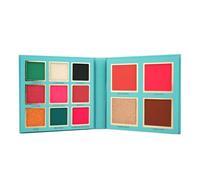 Country Obsession Eyeshadow Palette - London, 21.5g | 9 Highly Pigmented Eyeshadows with 2 Blushers, 1 Highlighter & 1 Bronzer | Matte & Shimmery Finish for Complete Eye & Face Makeup