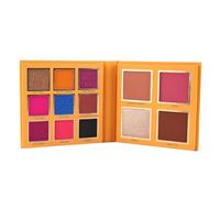 Country Obsession Eyeshadow Palette - New York, 21.5g | 9 Highly Pigmented Eyeshadows with 2 Blushers, 1 Highlighter & 1 Bronzer | Matte & Shimmery Finish for Complete Eye & Face Makeup