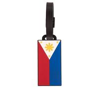 Country of The Philippines Flag Luggage Tags Bag (PVC Luggage Tag - Design A)