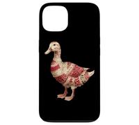 Country Patchwork Duck Retro Floral Quilting Aesthetic Case for iPhone 13