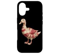 Country Patchwork Duck Retro Floral Quilting Aesthetic Case for iPhone 17