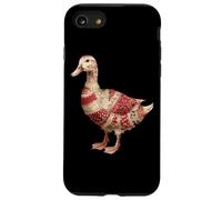 Country Patchwork Duck Retro Floral Quilting Aesthetic Case for iPhone SE (2020) / 7/8